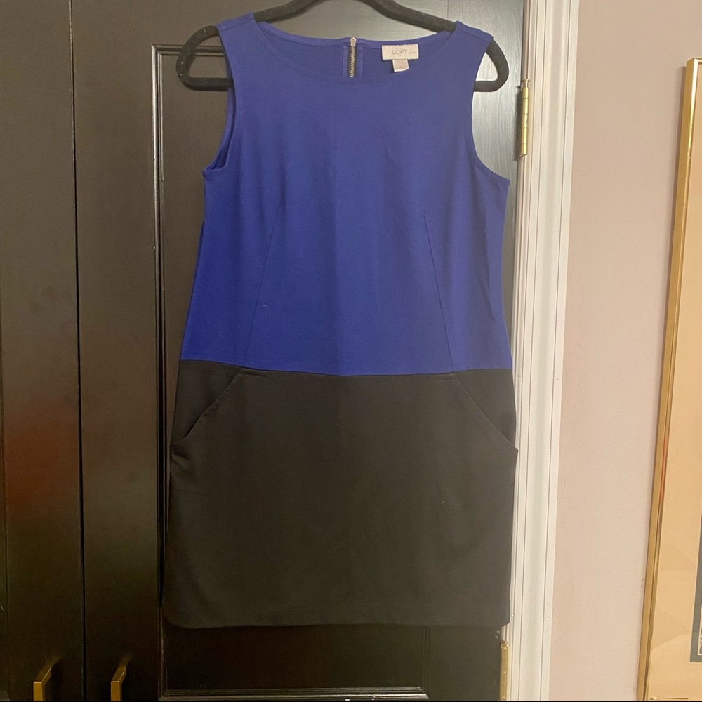 EUC color block, shift dress!